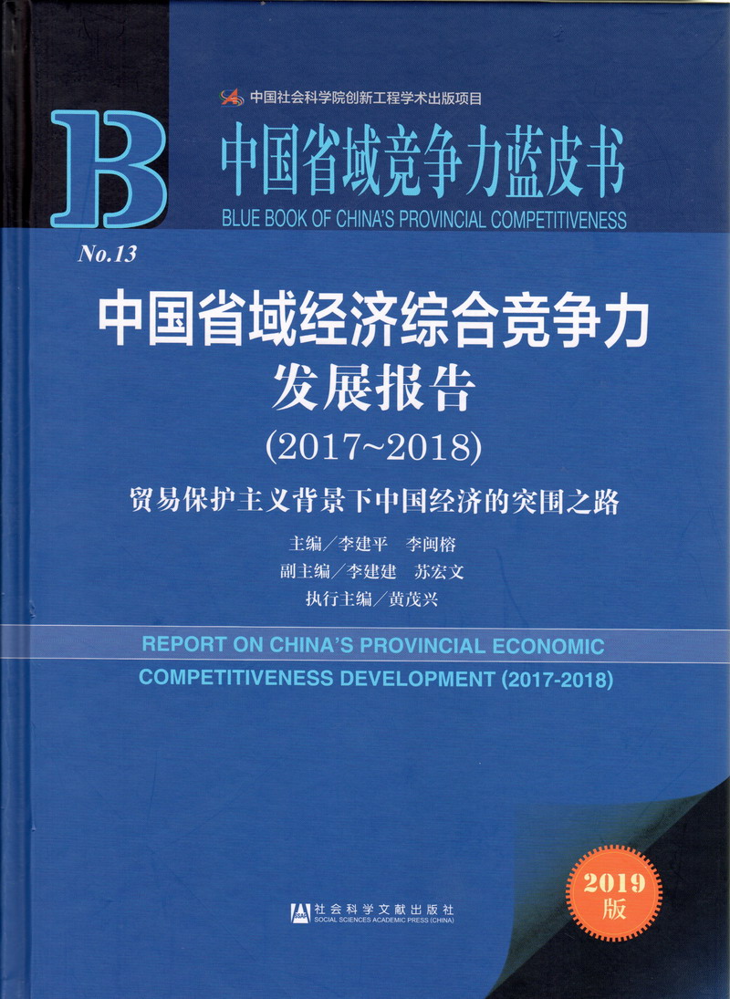 男人肏女人的动态图片中国省域经济综合竞争力发展报告（2017-2018）